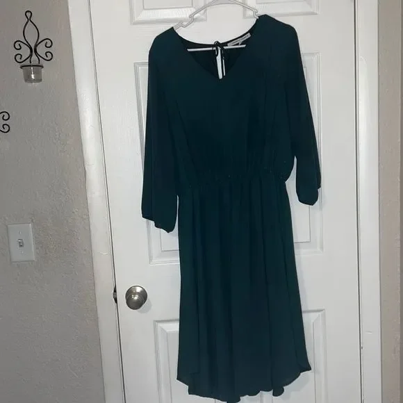 Collective Concepts | Dresses | Collective Concepts Green Shimmer Dress |  Poshmark